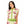 Green Plaid Azalea Button Up Tank Sweater- (Women's)