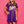 Purple LSU Tigers Baseball Jersey Tee Dress- (Women's)