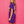 Purple LSU Tigers Baseball Jersey Tee Dress- (Women's)