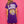 Purple LSU Tigers Baseball Jersey Tee Dress- (Women's)