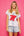White Powder Blue Ole Miss M Tee- (Women's)