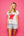White Powder Blue Ole Miss M Tee- (Women's)