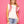 White Baseball Stitch Sweater Vest- (Women's)