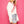 White Baseball Stitch Long Sleeve Sweater- (Women's)