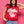 Red & White Stripe 'Batter Up' Sweater Vest- (Women's)
