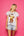 White Purple Stripe LSU Tiger Tee- (Women's)