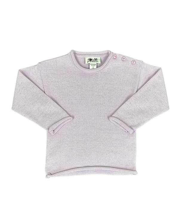 Jersey Rollneck Sweater- Lavender