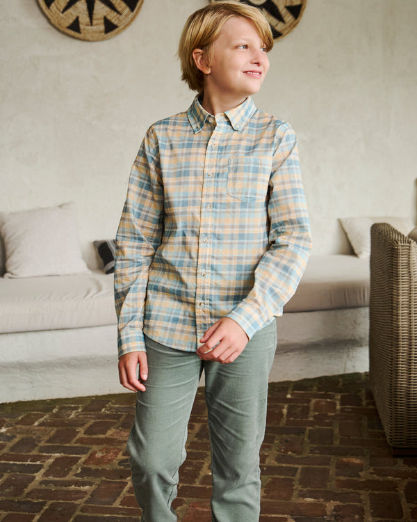 Pierfront Buttondown- Falls Plaid