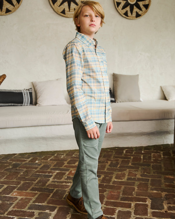 Pierfront Buttondown- Falls Plaid