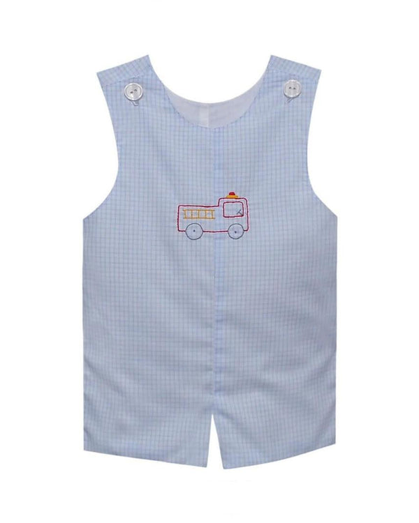 Fire Truck Shortall- Blue Graham