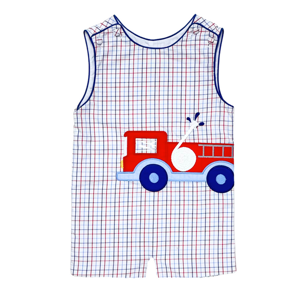 Firetruck Ashton Shortall- Star Spangled Windowpane
