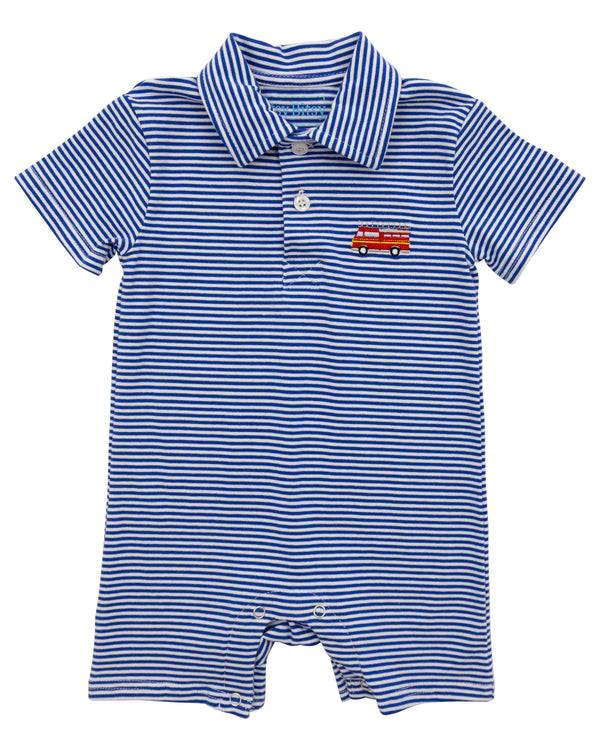 Firetruck Polo Romper