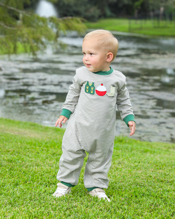 Fishing Trio LS Romper