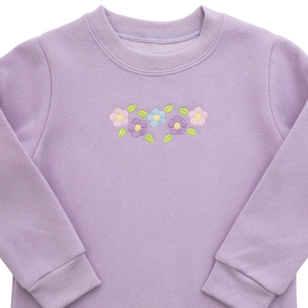 Flower Ruffle Pullover