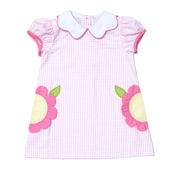 Flowers Bryar Pocket Dress- Popsicle Windowpane