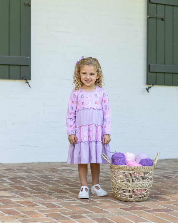 Fluffy Friends Twirl Dress