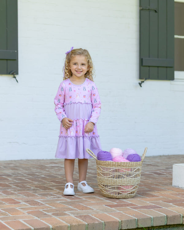 Fluffy Friends Twirl Dress