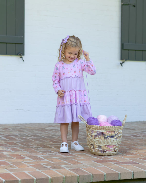 Fluffy Friends Twirl Dress