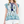 Flutter Sleeve Floral Tassel Tie Top- Blue