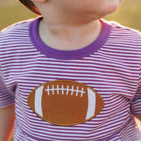 Football Bubble- Purple