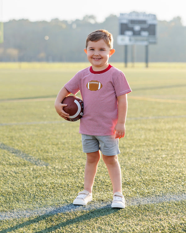 Football Shirt- Crimson