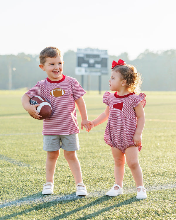 Football Shirt- Crimson