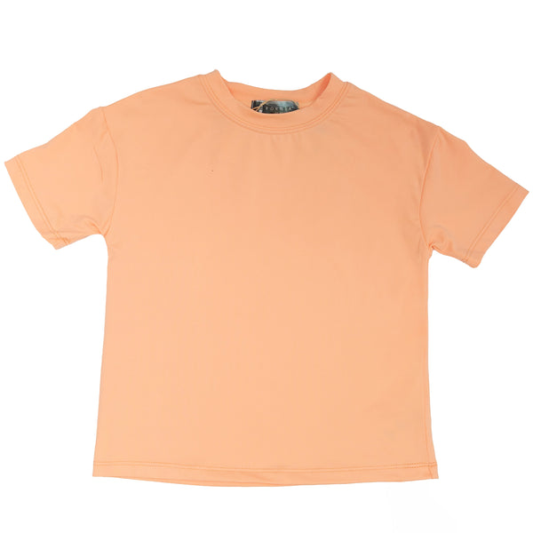 Yoga Tee- Pastel Peach