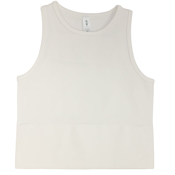 Chevron Top- White