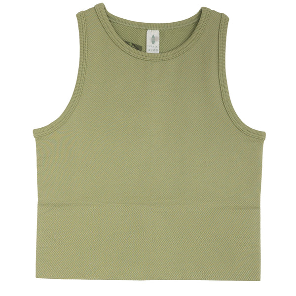 Chevron Top- Sage