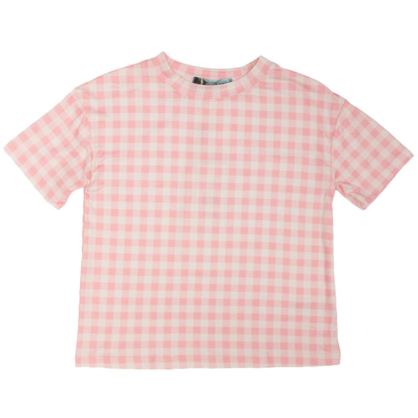 Yoga Tee- Gingham
