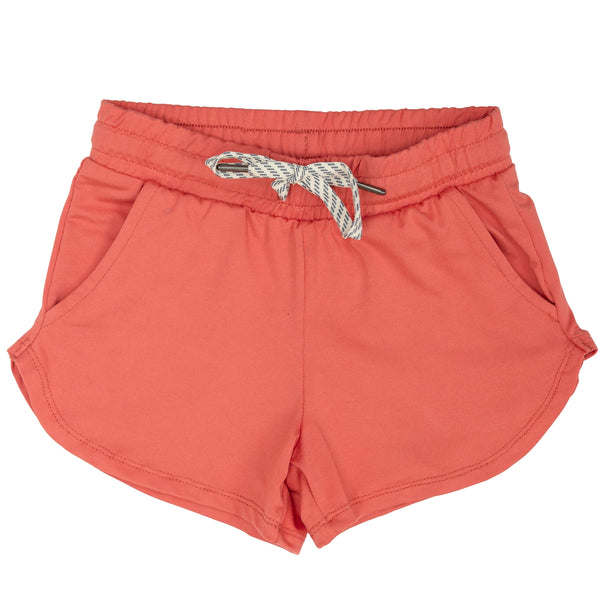 Yoga Shorts- Hibiscus