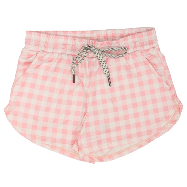 Yoga Shorts- Gingham