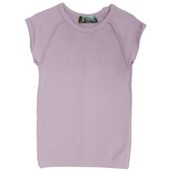 Washed Hem Tee- Lavender
