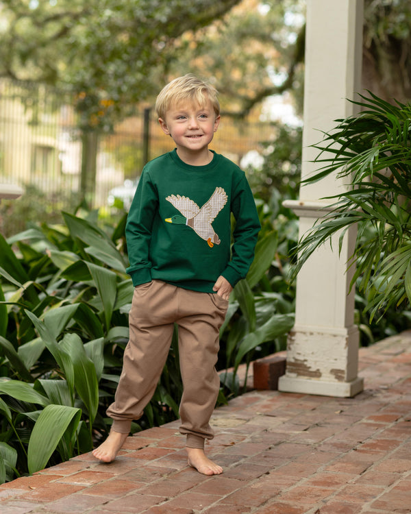 French Terry Pullover- Mallard