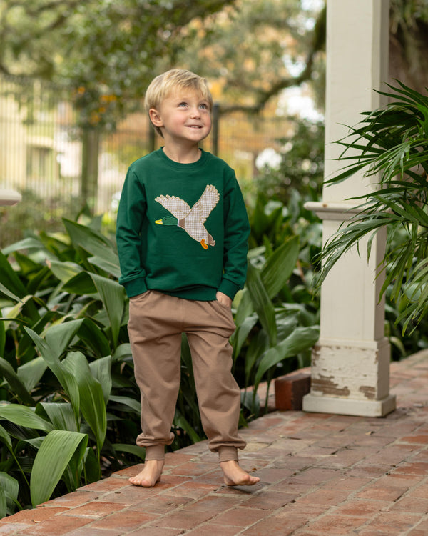French Terry Pullover- Mallard