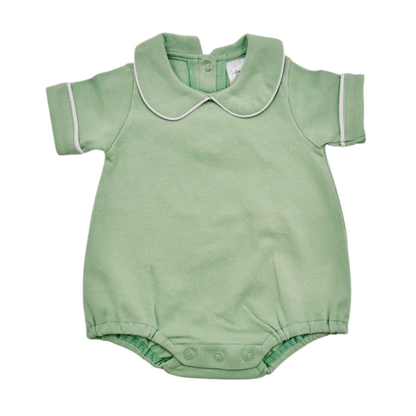 Piping Collared Bubble- Light Green