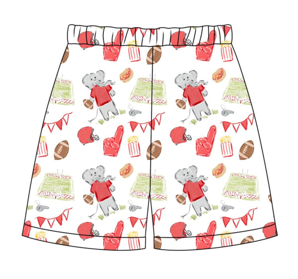 Stafford Shorts- Game Day Elephant