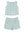 Scout Short Set- Green Stripe