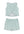 Scout Short Set- Green Stripe