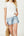 Honeycomb Eyelet Contrast Sleeve Top