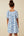 Tie Sleeve Floral Print Square Neck Dress