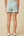 Multi Stripe Waffle Knit Elastic Waist Shorts