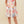Large Floral Print V Neck Ruffle Sleeve Dress
