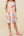 Large Floral Print V Neck Ruffle Sleeve Dress