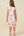 Large Floral Print V Neck Ruffle Sleeve Dress