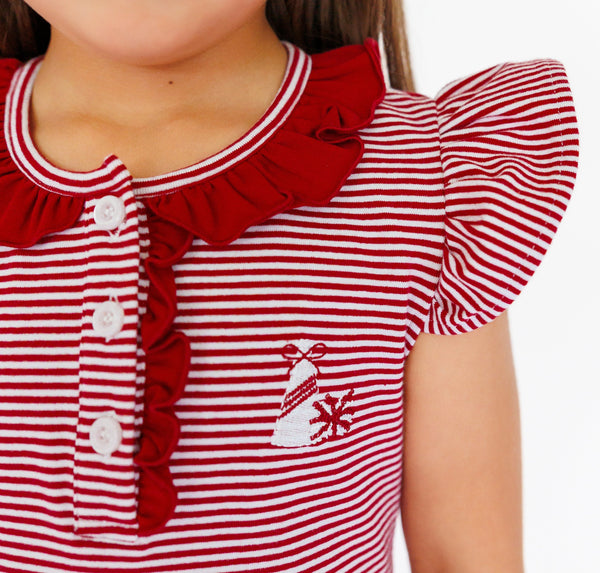 Game Day Dress- Crimson