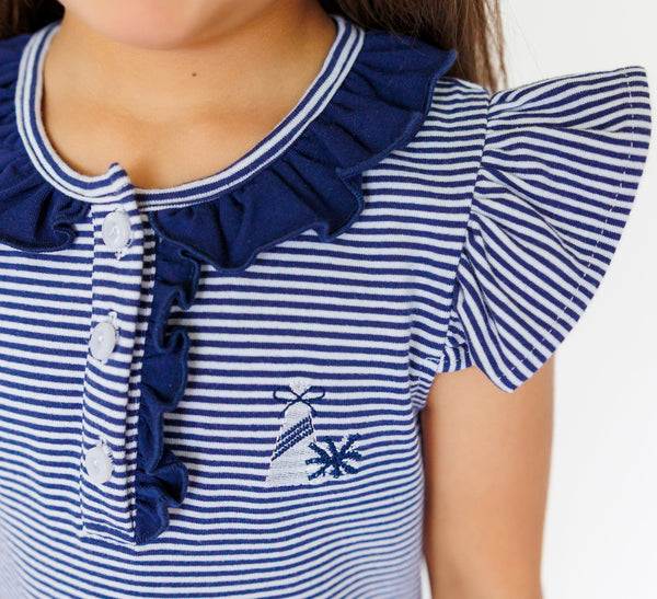Game Day Dress- Navy