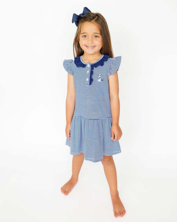 Game Day Dress- Navy
