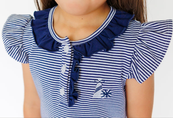 Game Day Dress- Navy