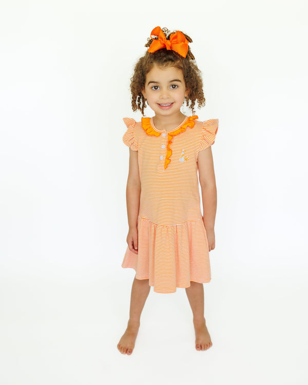 Game Day Dress- Orange